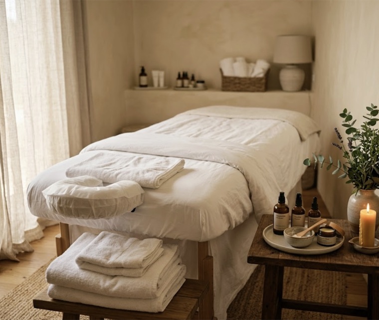 Spa treatment room